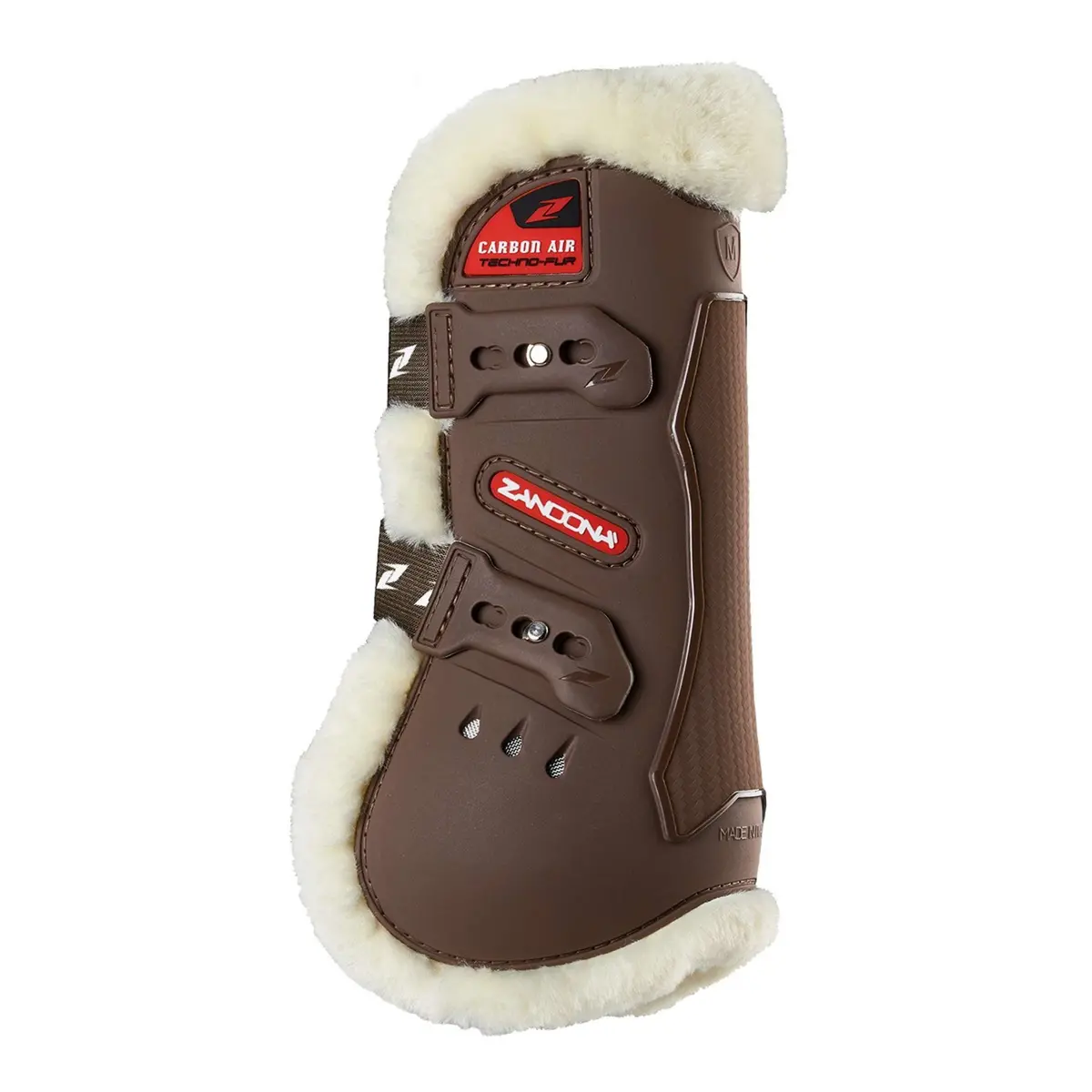 Zandona Peesbeschermers Carbon Air Techno Fur Tendon Bruin 1
