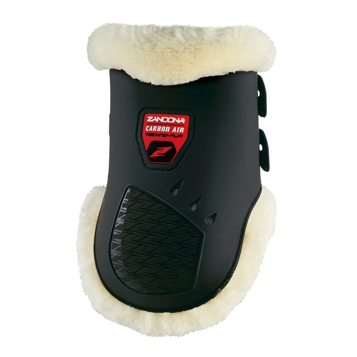 Zandona Strijklappen Carbon Air Techno Fur Fetlock Zwart 1