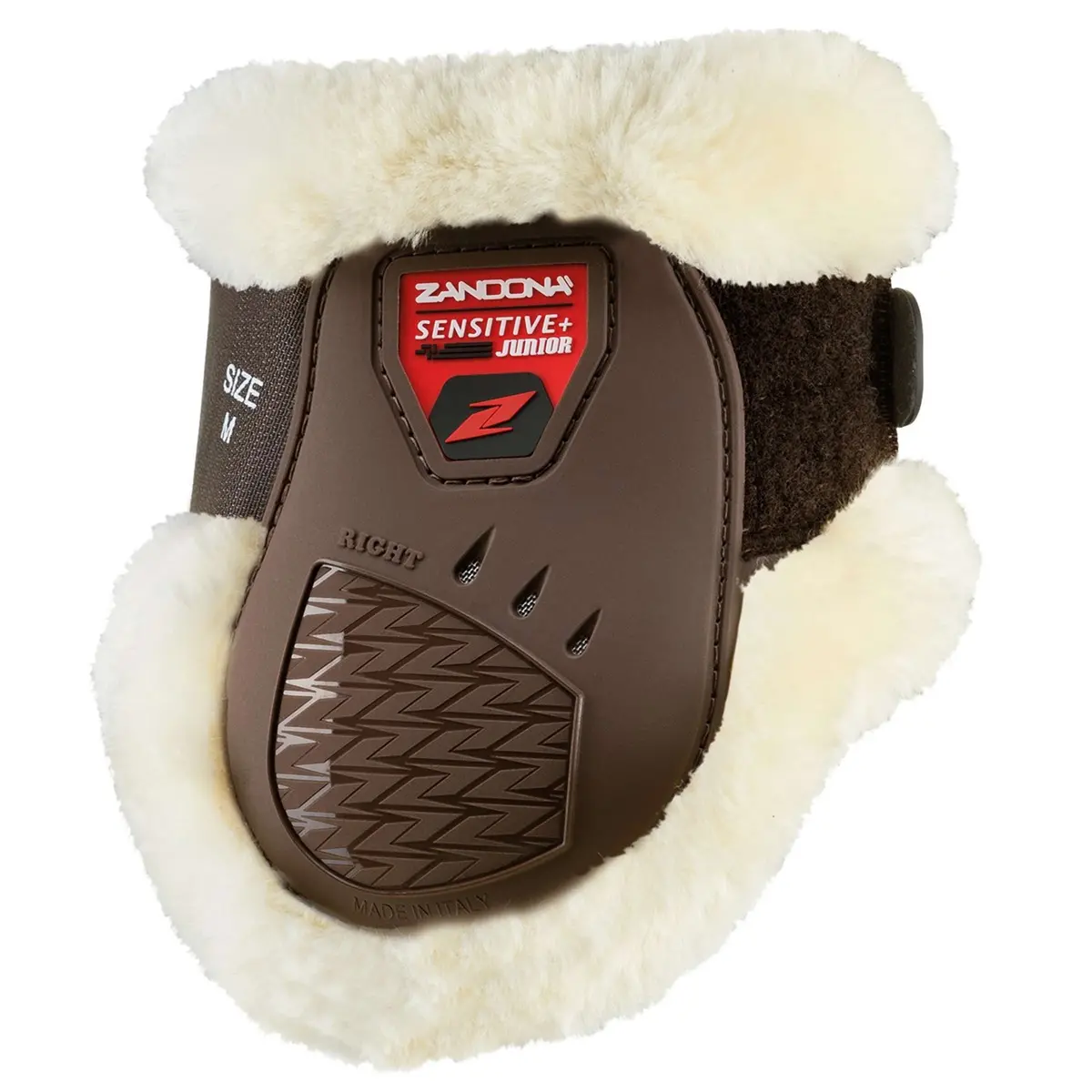Zandona Strijklappen Carbon Air Techno Fur Junior Fetlock Bruin 1