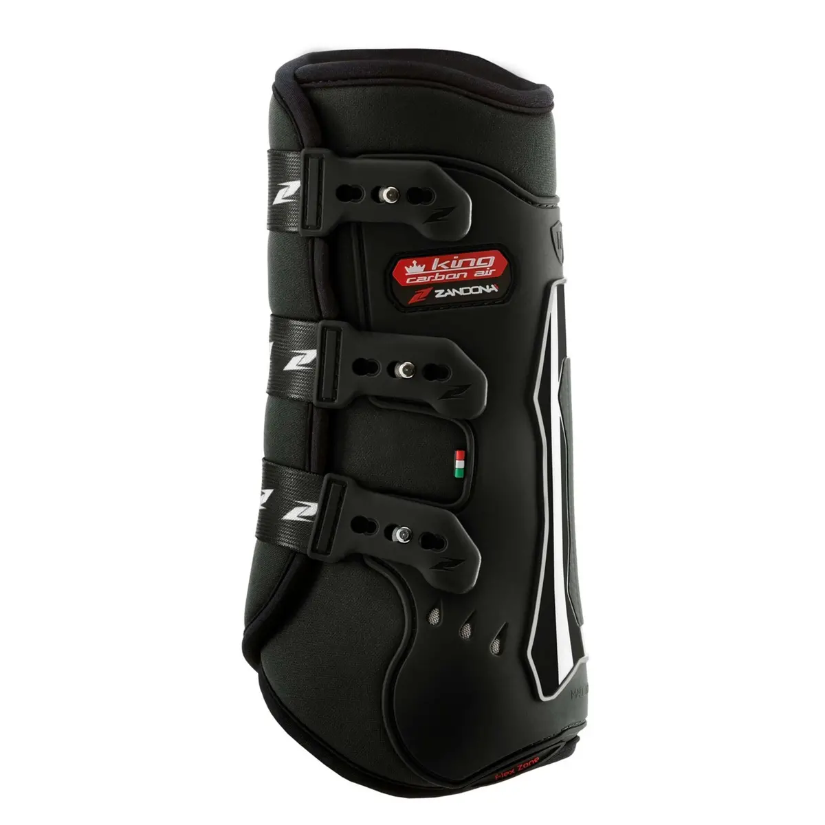 Zandona Beenbeschermers King Carbon Air Back Zwart 1