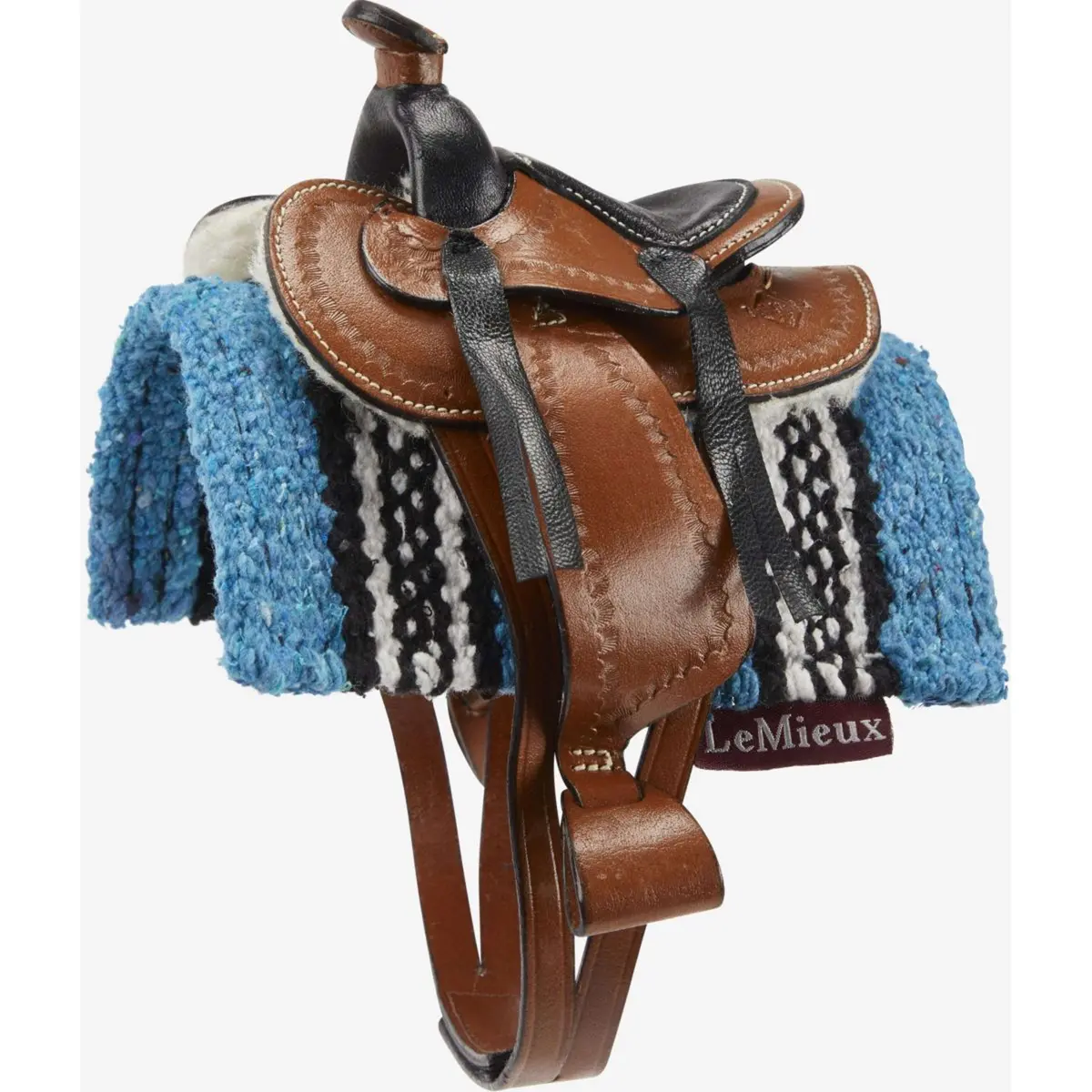 Lemieux Toy Pony Western Zadel Tan 1