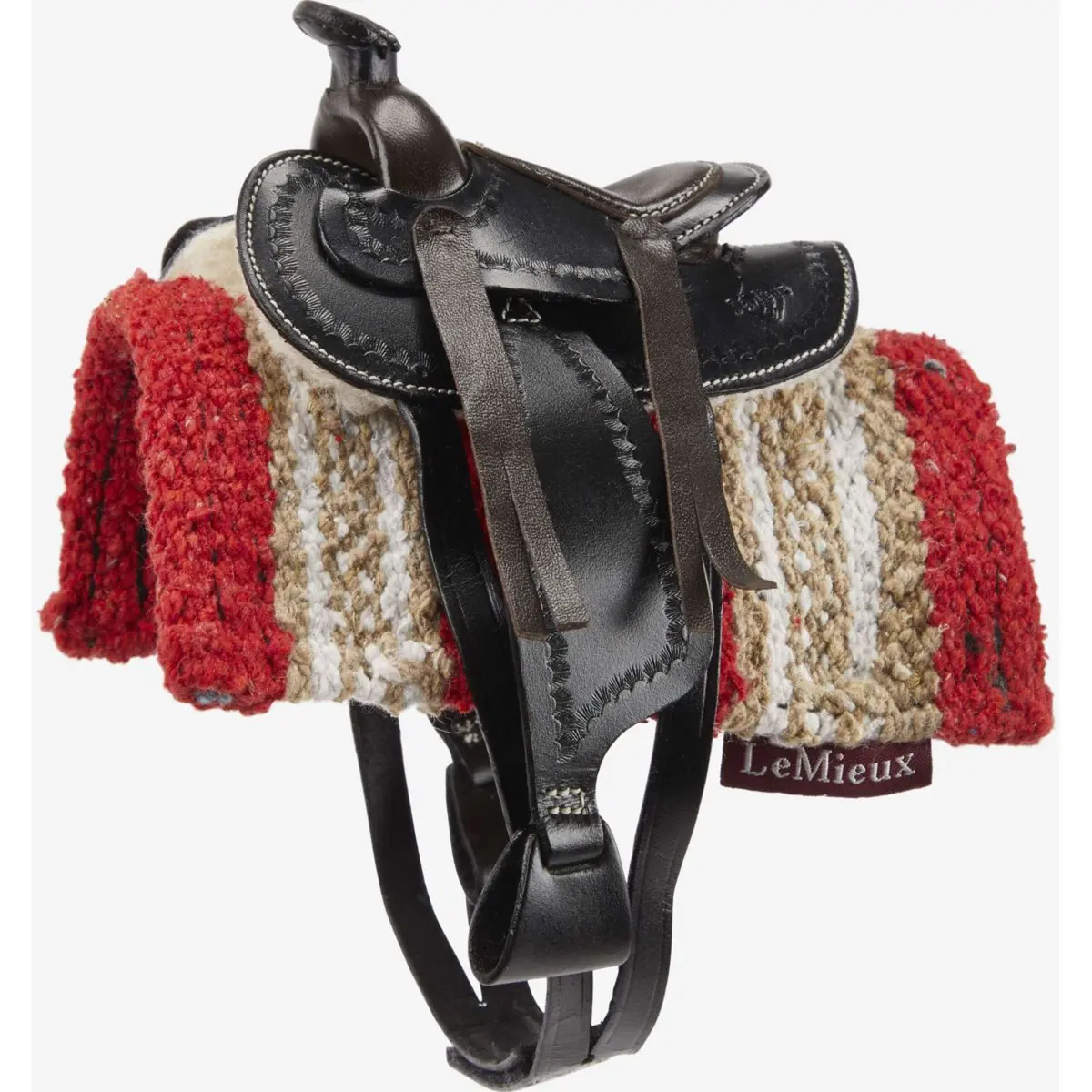 Lemieux Toy Pony Western Zadel Zwart 1