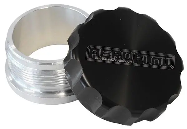 2-Inch Billet Aluminum Weld-On Fuel Filler Neck With Black Cap – Af460-32Blk 1