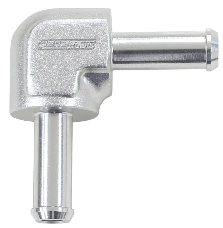 Af843-12S 90-Degree Silver Barb-To-Barb Hose Coupler 1