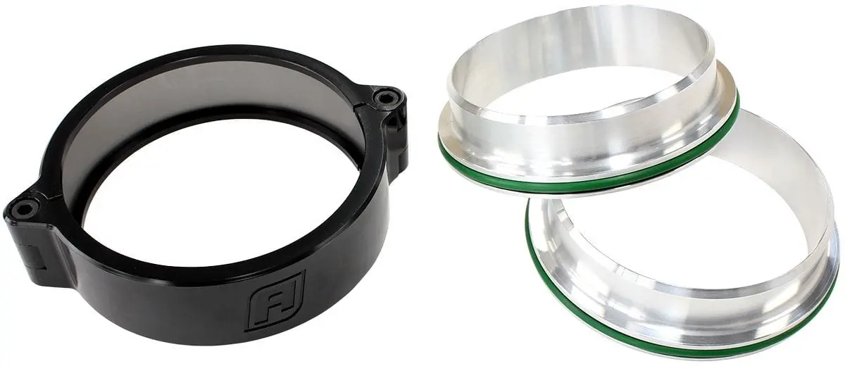 Af25-4000Blk 4-Inch Black Billet Aluminum Intercooler Clamp 1