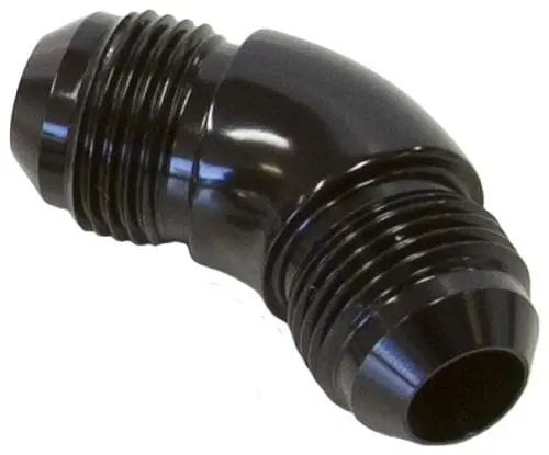 An-3 Full-Flow 45° Black Union Fitting – Af527-03Blk 1