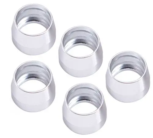 Anodized Aluminum Ptfe Hose Olive Inserts – -20An Size (5-Pack, Af299-20D) 1