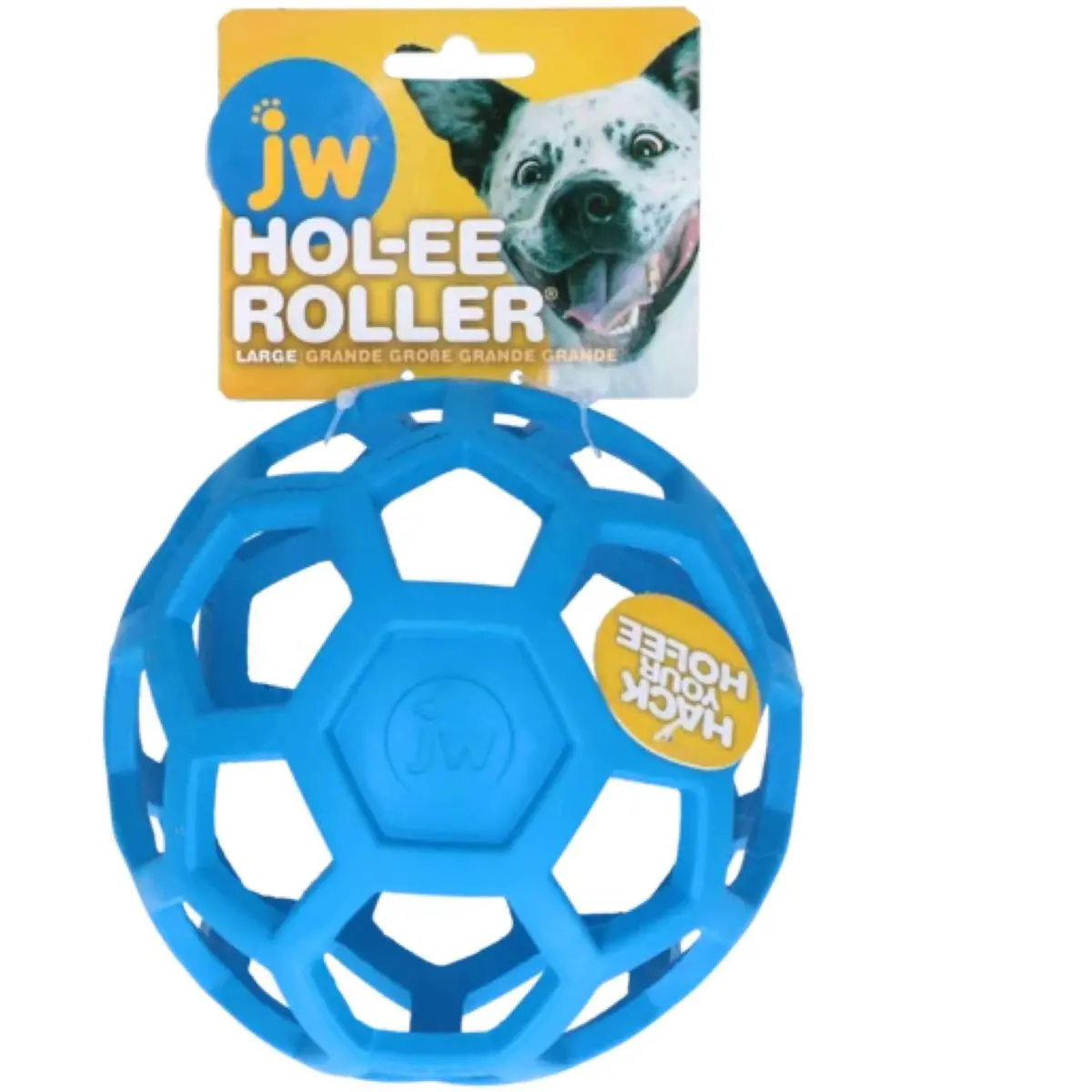 Jw Speelbal Hol-Ee Roller L Blauw 1