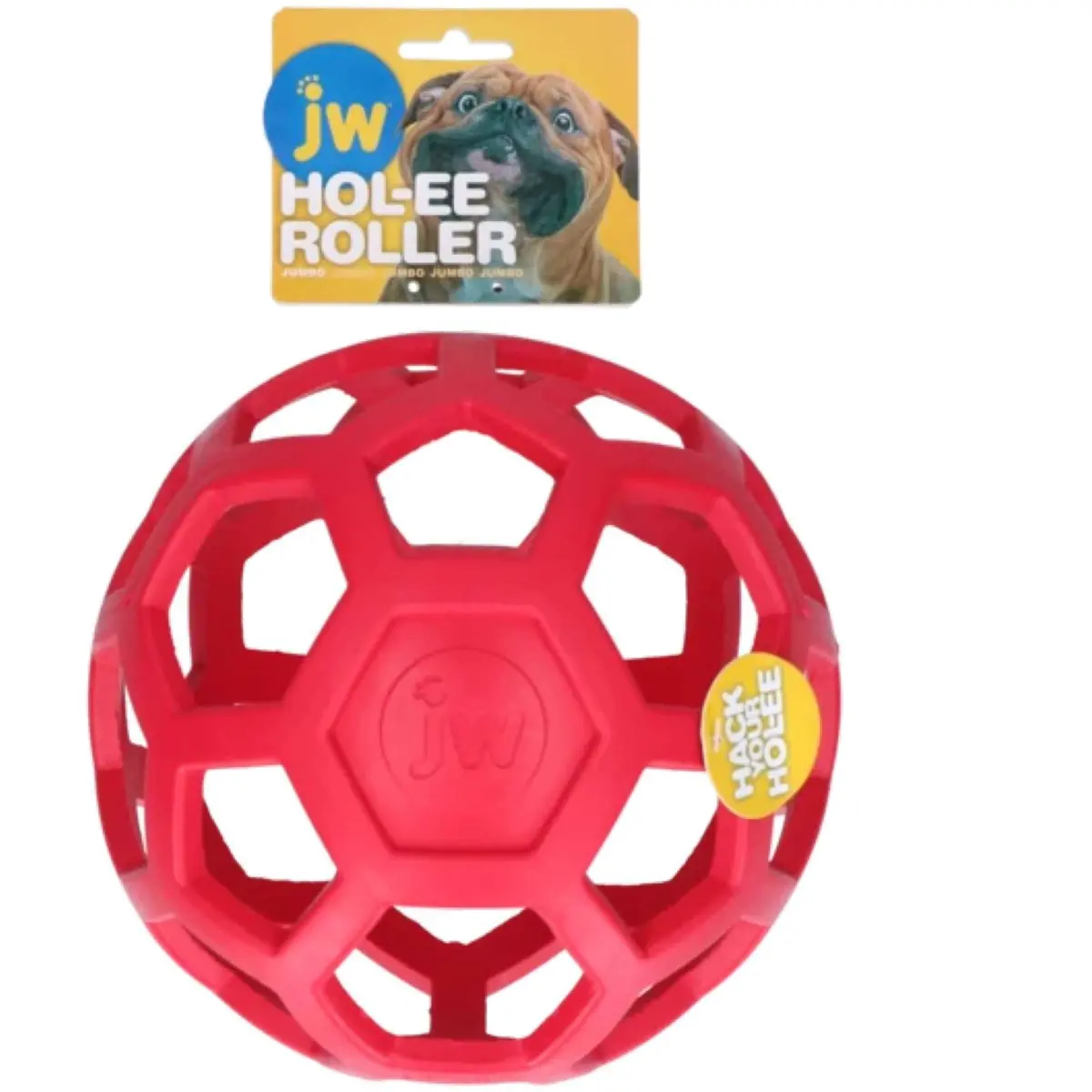 Jw Speelbal Hol-Ee Roller Jumbo Rood 1