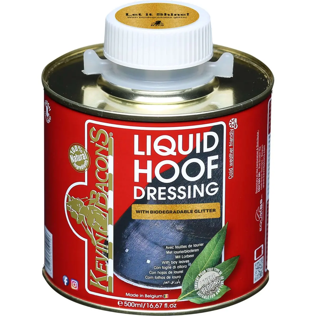 Kevin Bacon's Hoefdressing Glitter Edition Goud 1