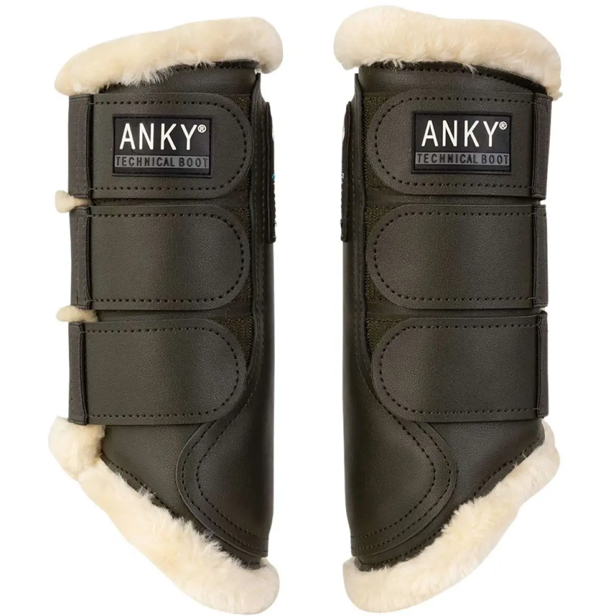 Anky Dressage Boots Active Gel Impact Dark Olive 1