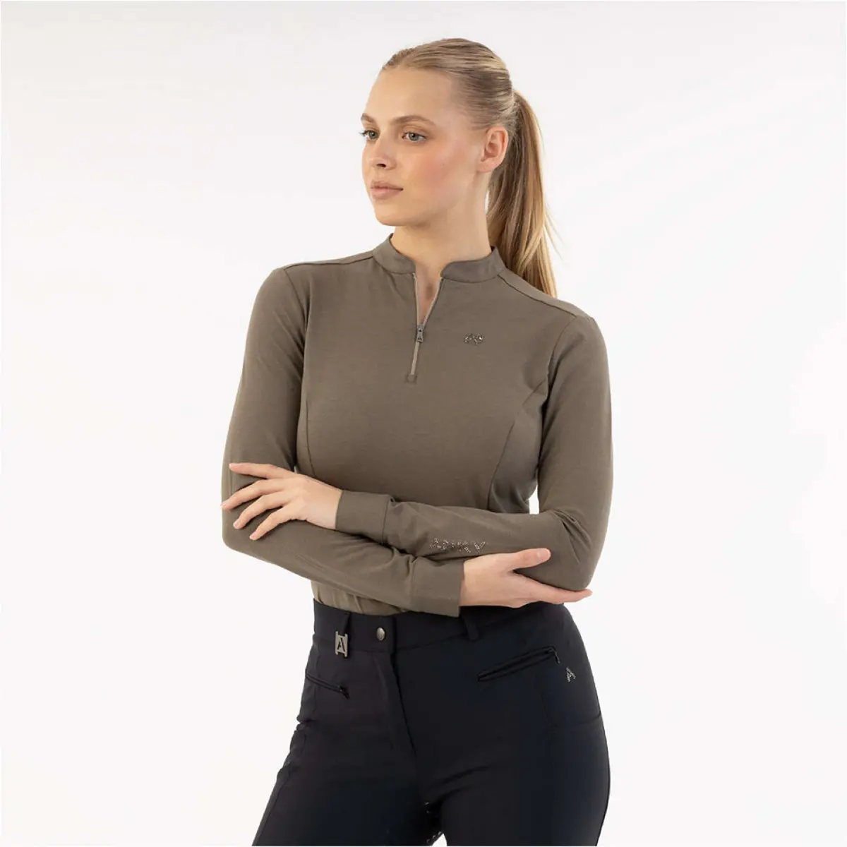Anky Longsleeve Zip Up Atc261203 Bungee Cord 1