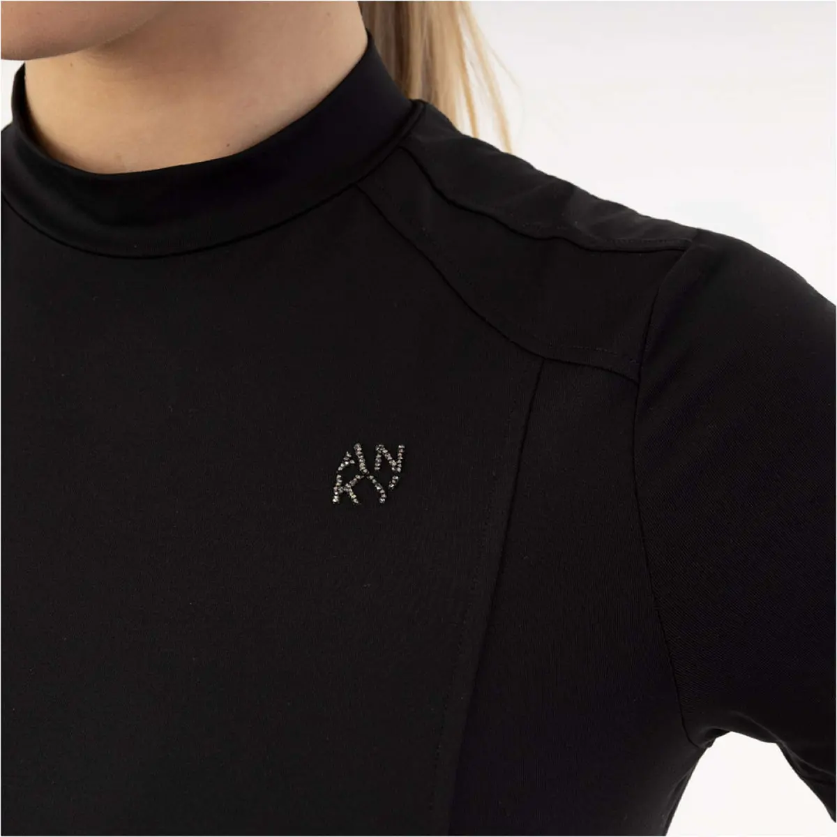 Anky T-Shirt Mockneck Tee Atc261205 Zwart 3