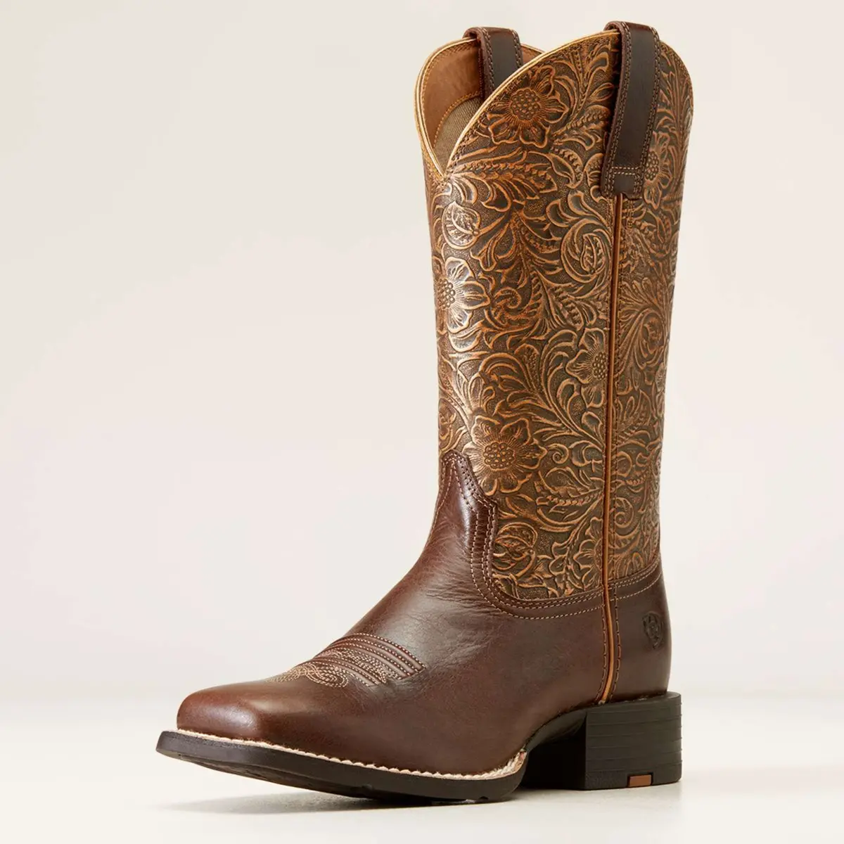 Ariat Westernlaarzen Round Up Wide Dames Bruin 1