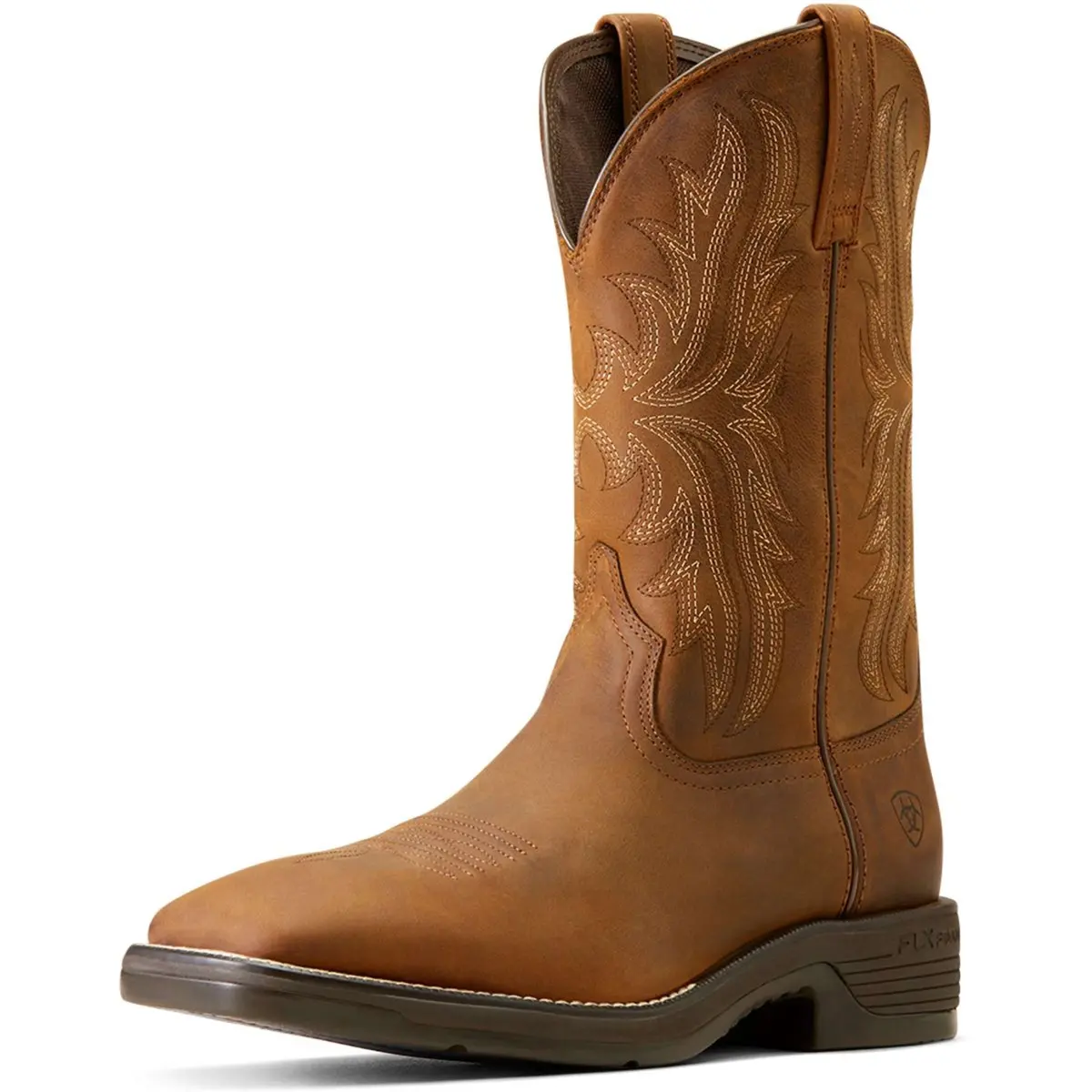 Ariat Western Boot Ridgeback Heren Oily Distressed Tan 1
