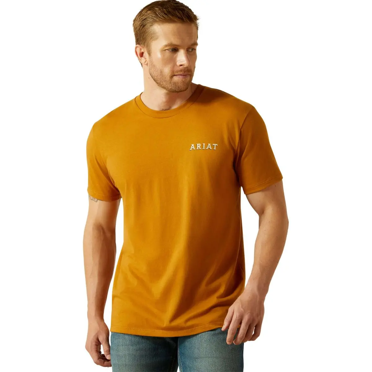 Ariat T-Shirt Scorpion Seal Heren Oranje 1