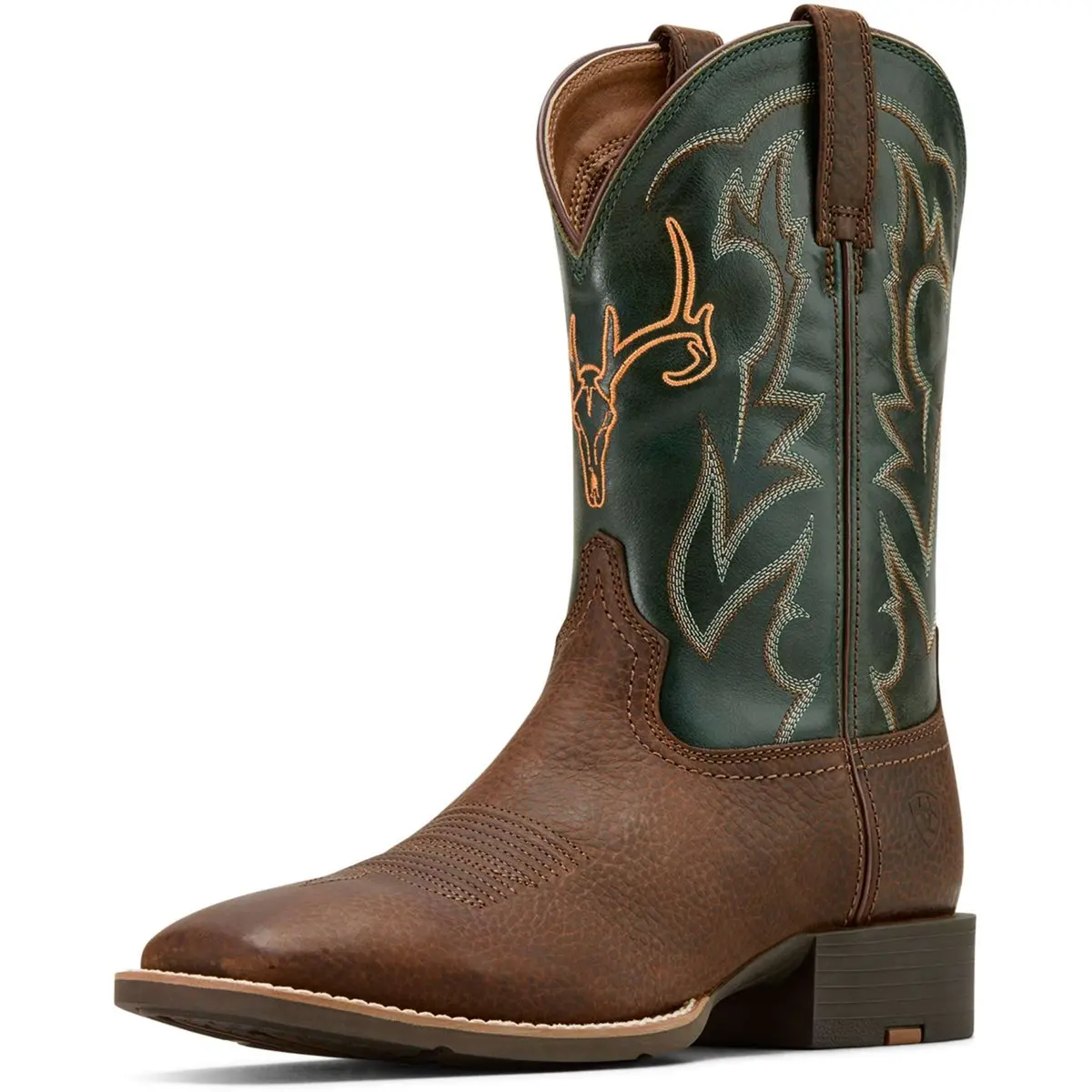 Ariat Westernlaarzen Sport Outdoor Heren Brown Oiled/Tack Green 1