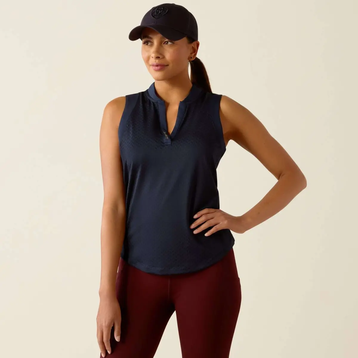Ariat Top Mesa Baselayer Mouwloos Navy Eclipse 1