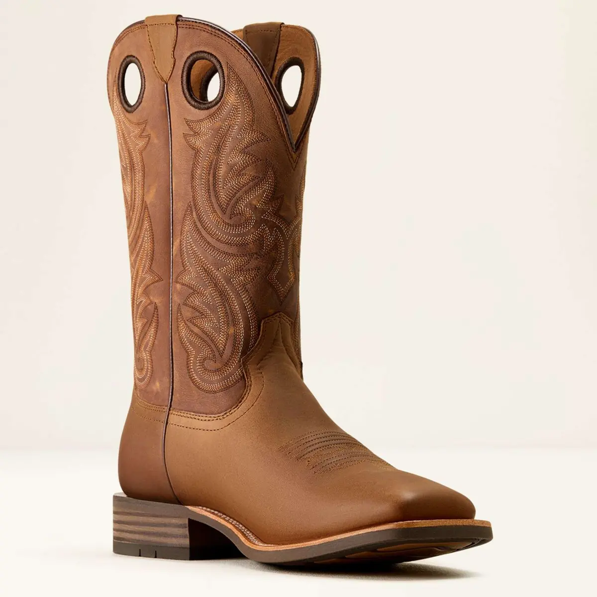 Ariat Westernlaarzen Highland Toughstock Heren Distressed Brown/Tack Room Brown 1