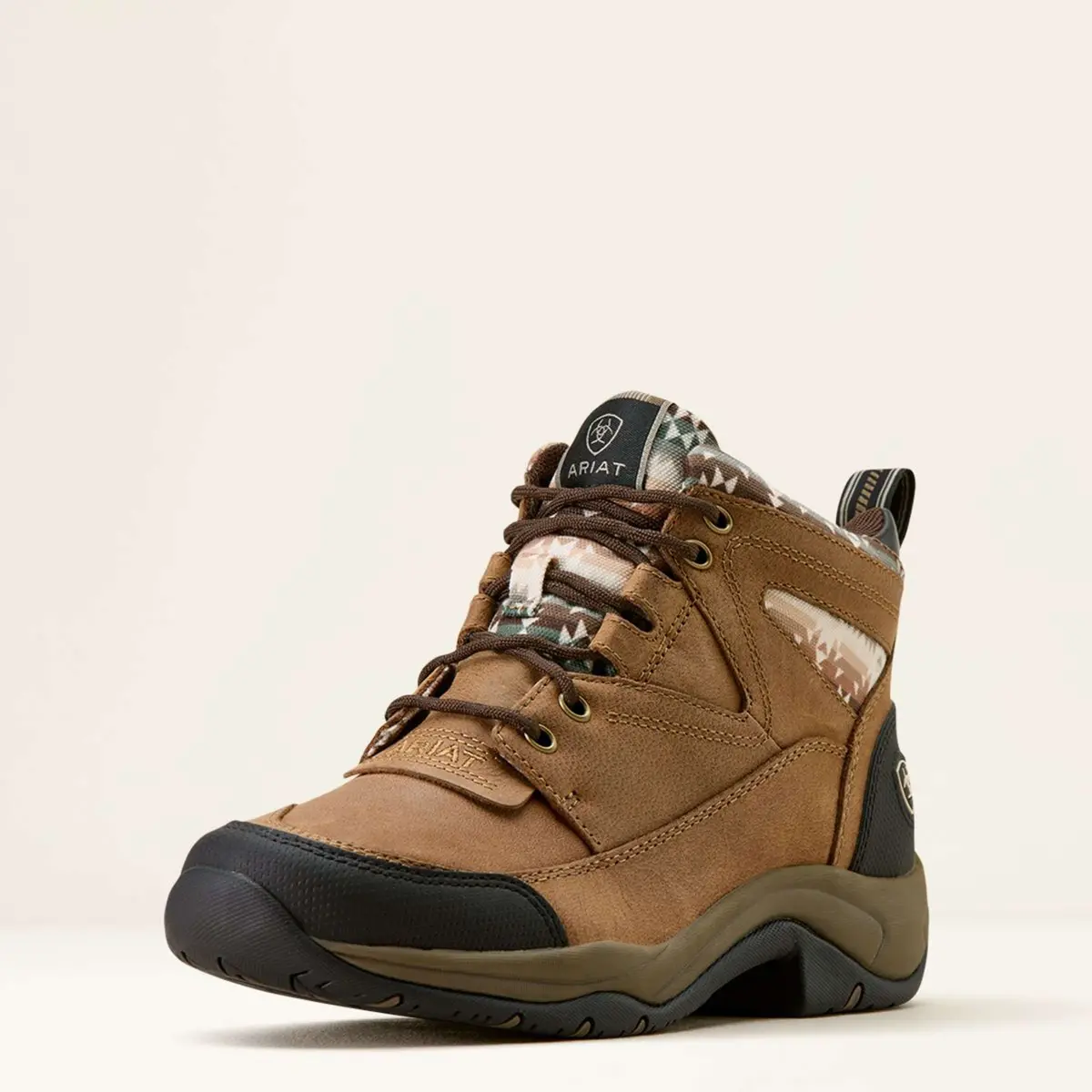 Ariat Stalschoenen Terrain Dames Dark Tan/Natural Southwest Print 1