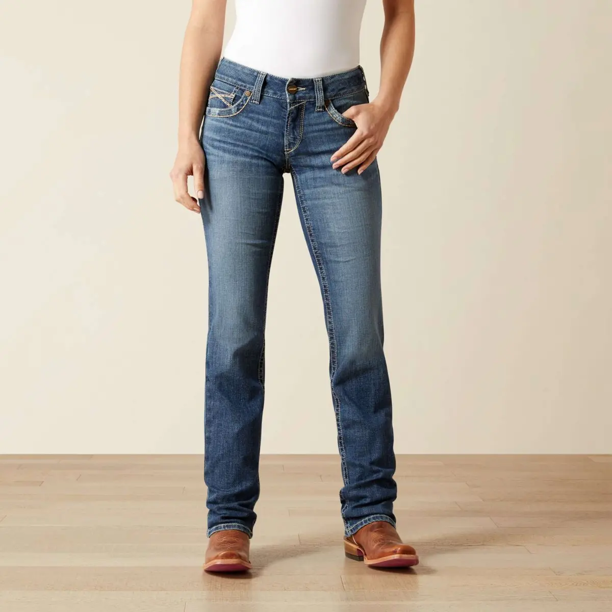 Ariat Jeans Estelle Straight Leg Dames Canadian 1
