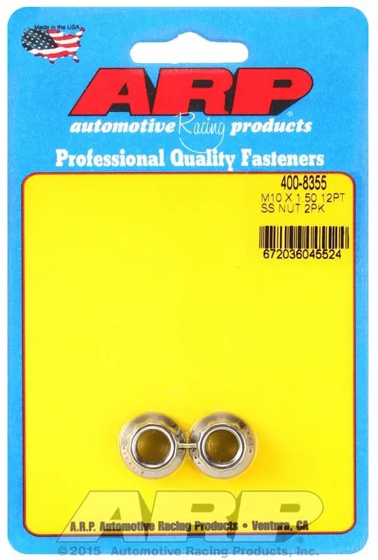 Ar400-8355 Polished Stainless Steel 12-Point Hex Nut 1