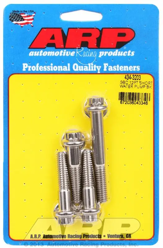 Arp 434-3203 Water Pump Bolt Kit – Precision-Machined Fasteners 1