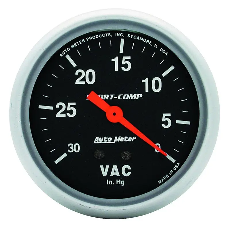 Autometer Sport-Comp Au3484 Vacuum Gauge 1