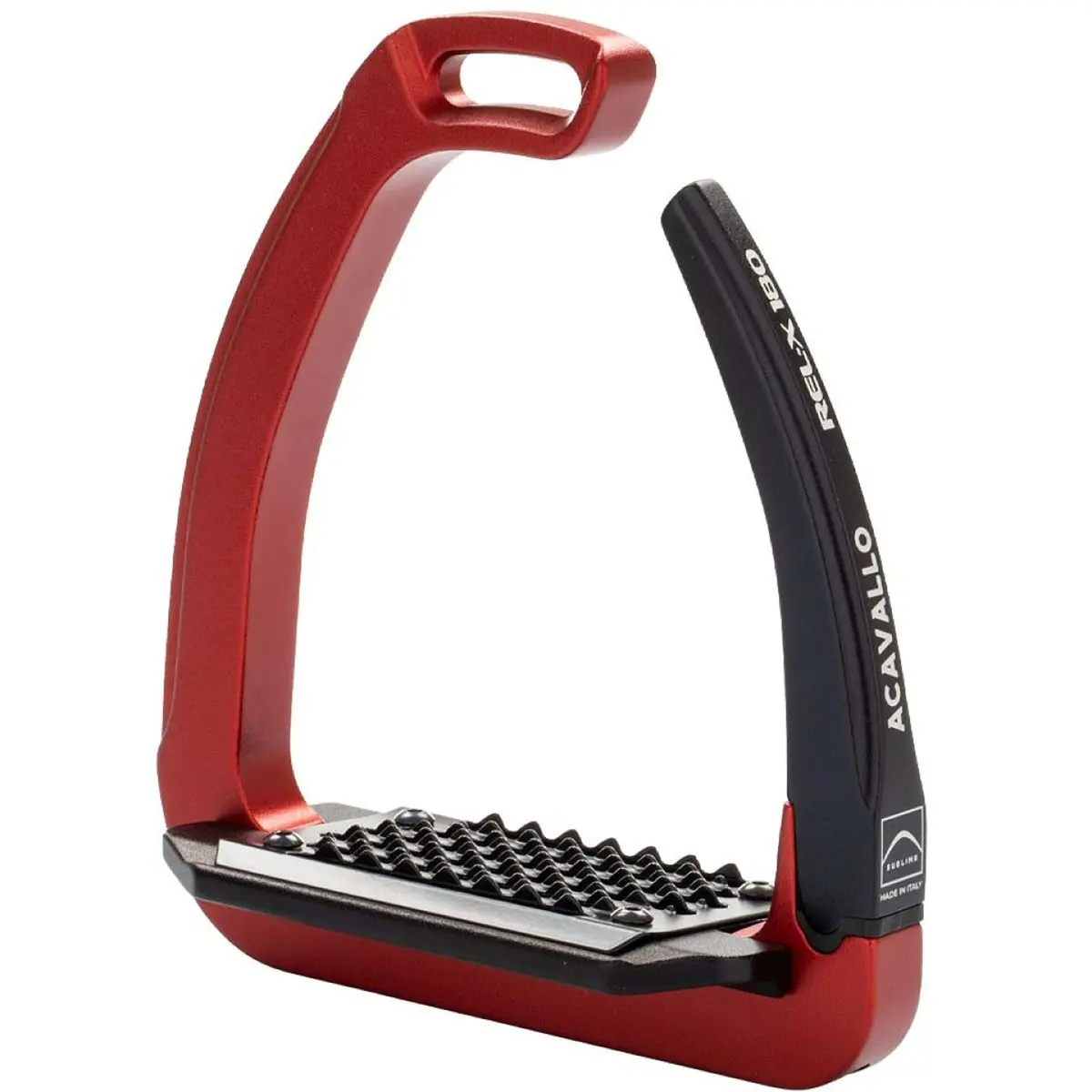 Acavallo Stijgbeugels Rel-X 180 Crimson/Zwart 1