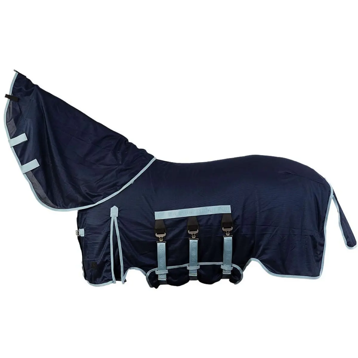 Br Vliegendeken Ss26 Met Afneembare Hals Pageant Blue 1