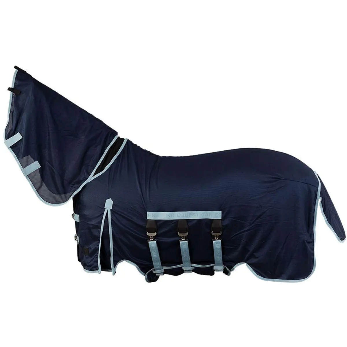Br Vliegendeken Ss26 Met Vaste Hals Pageant Blue 1