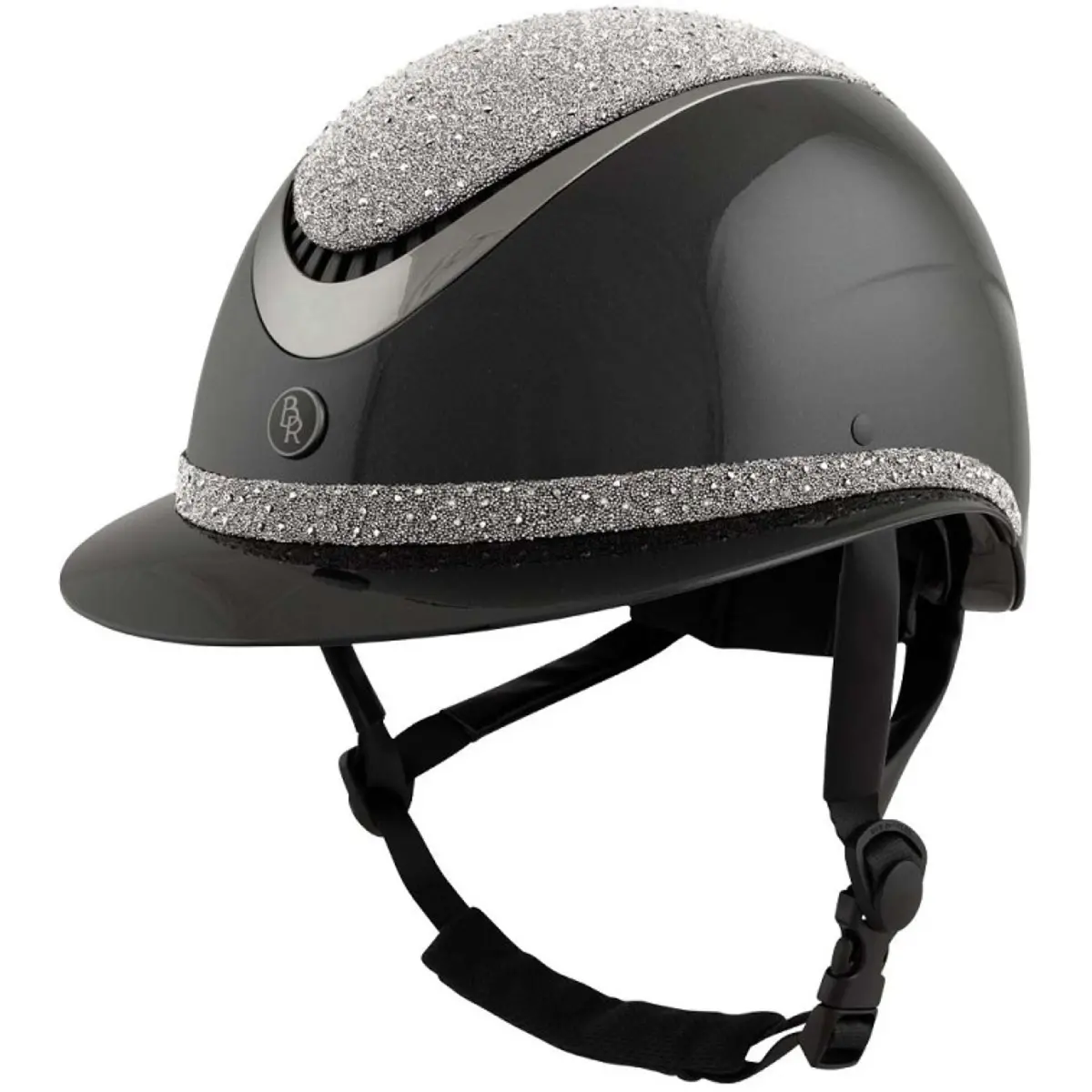 Br Cap Theta Plus Dazzling Glamourous Glossy Zwart/Gunmetal 1