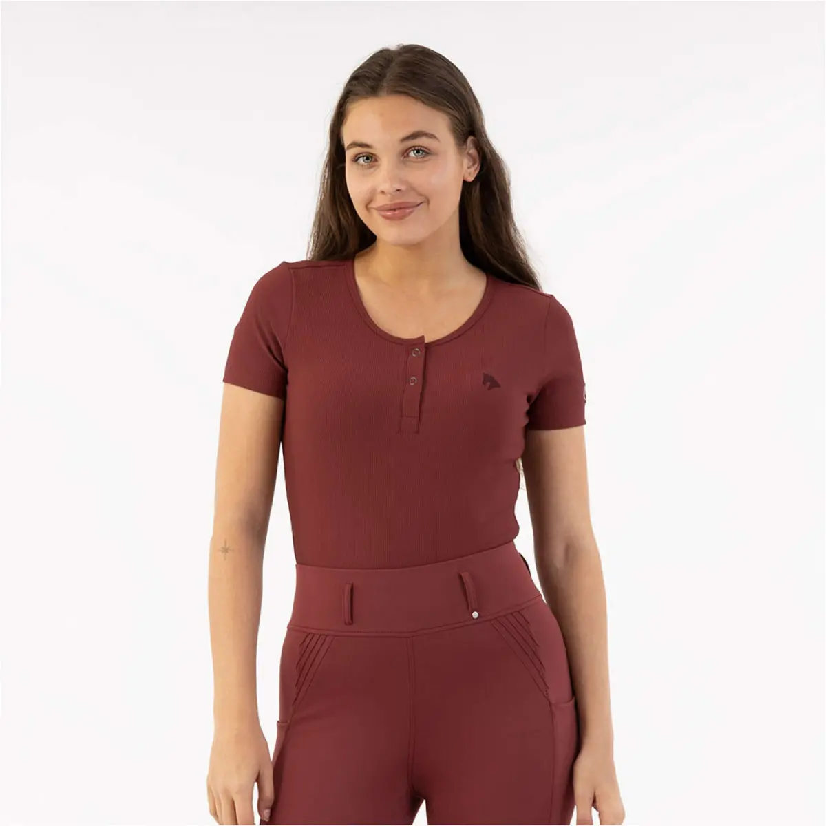 Br T-Shirt Klaasje New Maroon 1