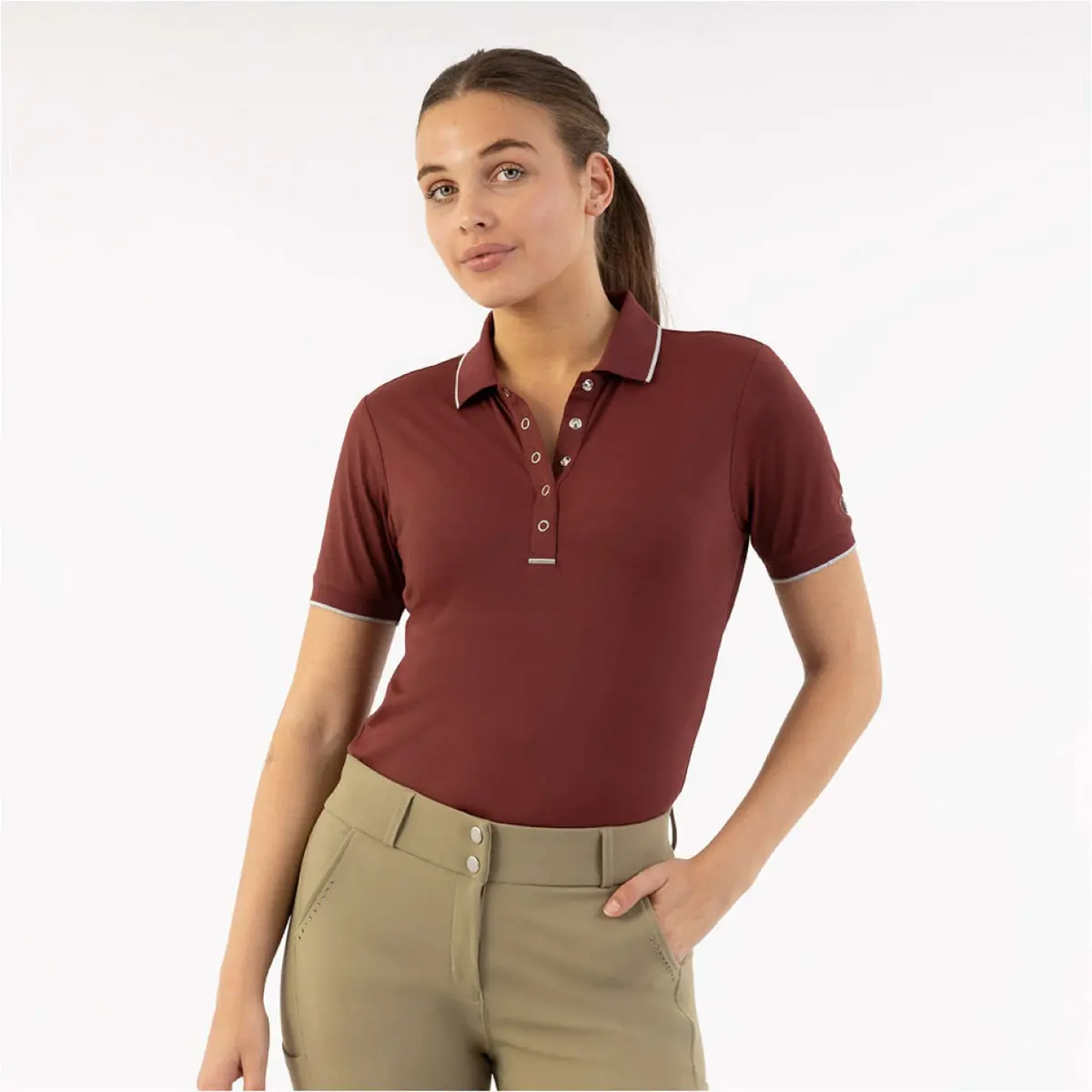 Br Polo Shirt Kiara New Maroon 1