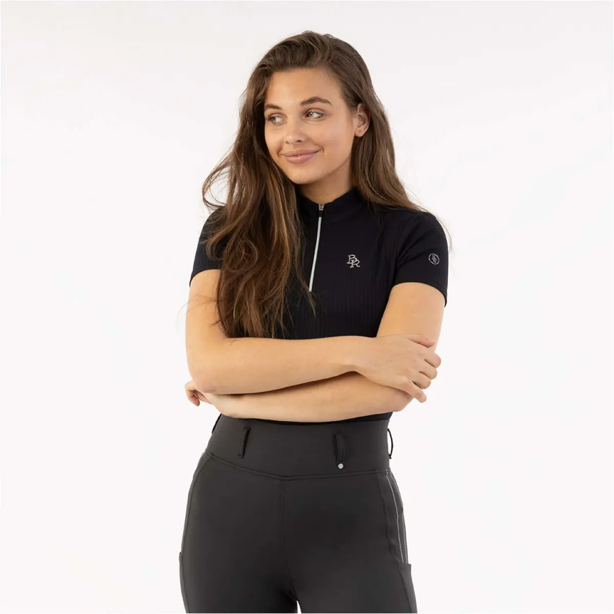 Br Shirt Kim Half-Zip Moonless Night 1