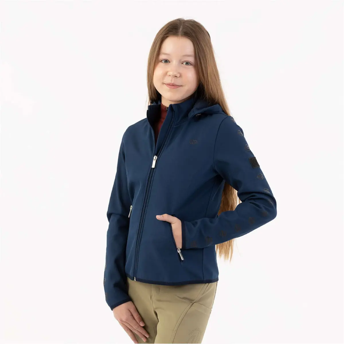 Br Softshell Jas Kayla Kinderen Pageant Blue 1