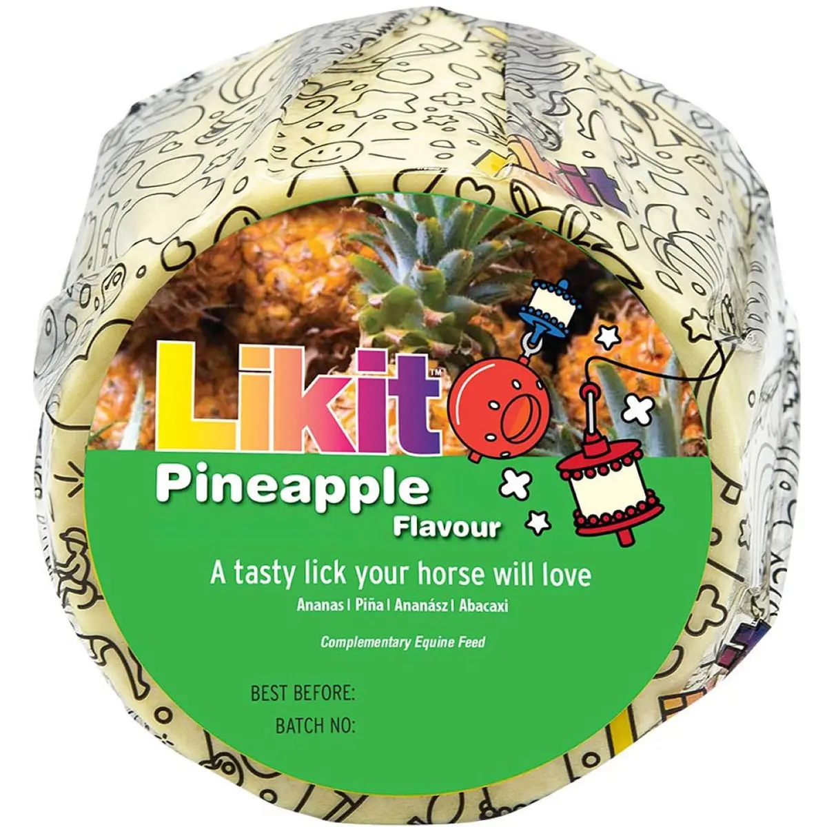Likit Liksteen Rond Pineapple 1