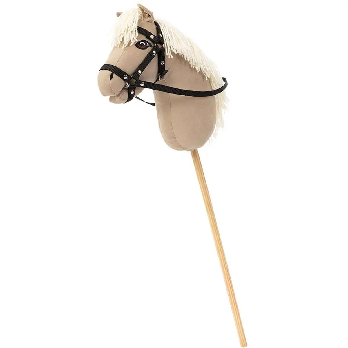 Br Mini Horse Stokpaard Beige 1
