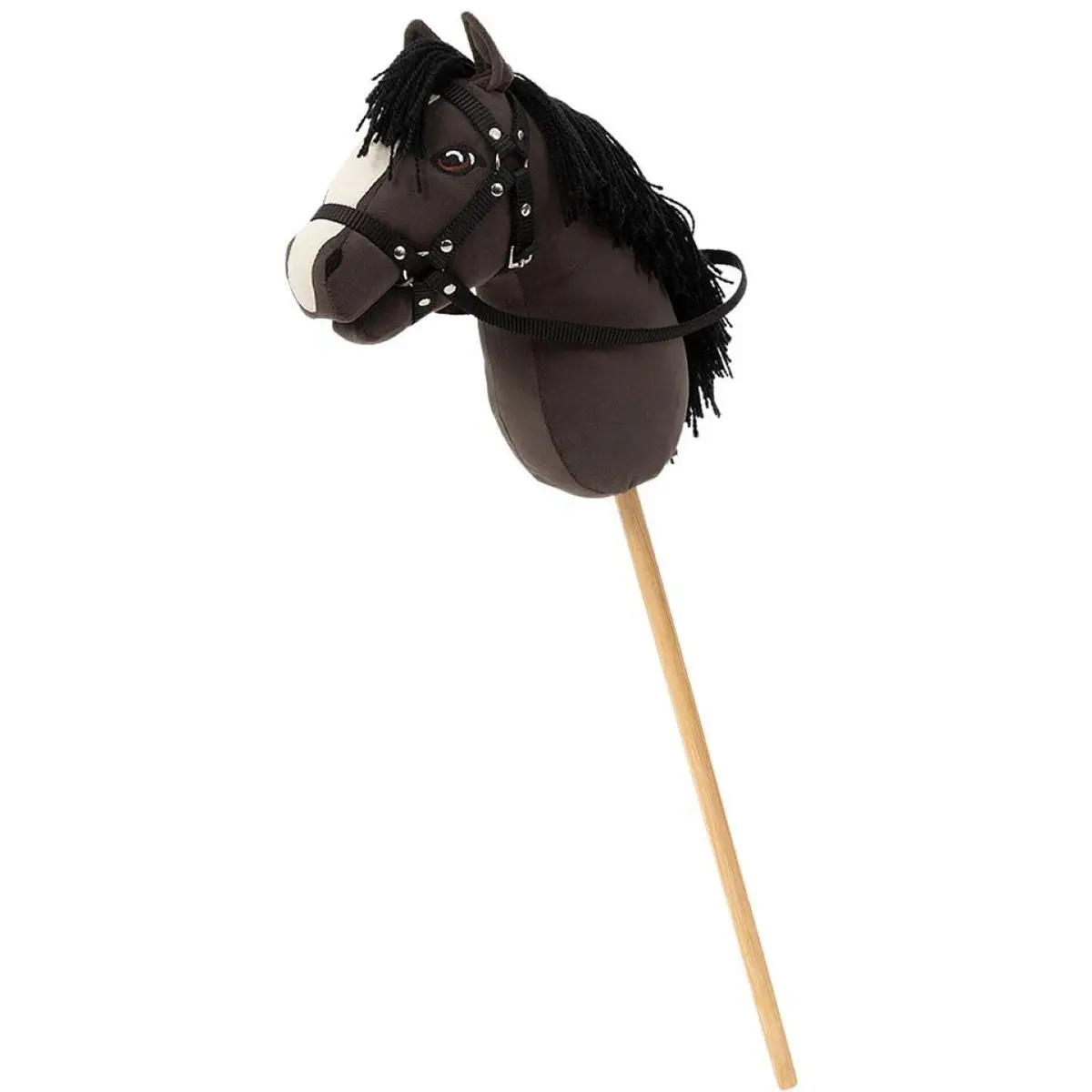 Br Mini Horse Stokpaard Zwart 1