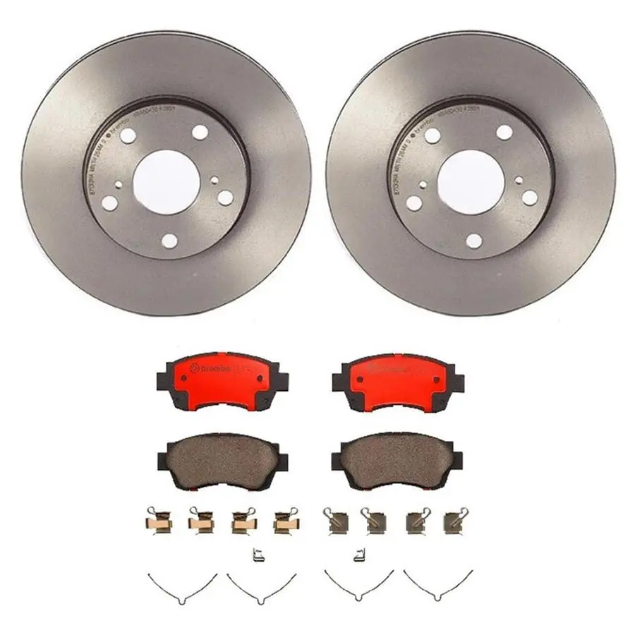 Brembo Kt00456 Brake Pad And Rotor Kit – Disc Replacement Set 1