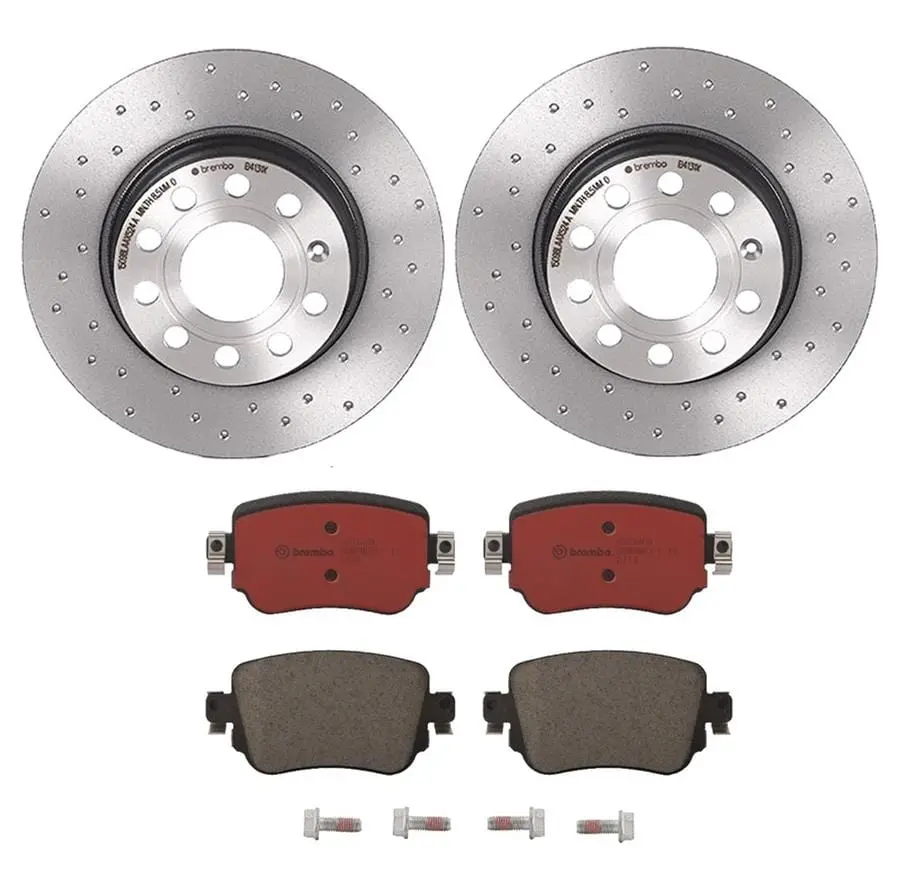 Brembo Ktx Brake Kit – Front Disc Pads & Rotors, Street And Track Ready 1