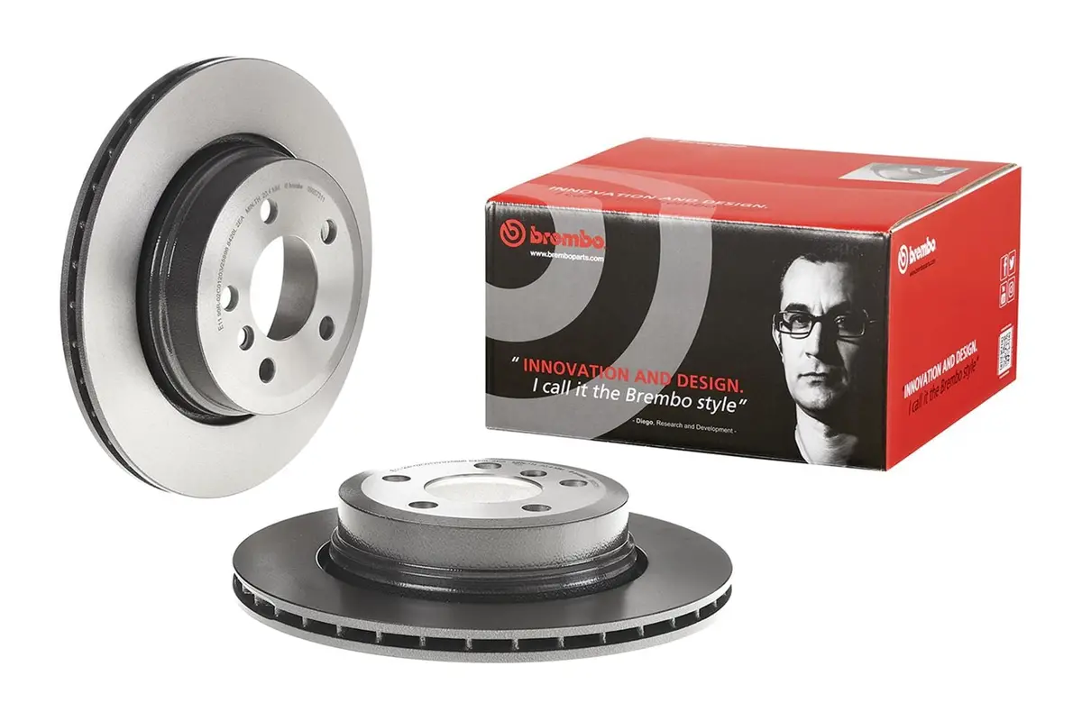 Brembo Uv-Coated Premium Brake Rotors For Corrosion Resistance 1