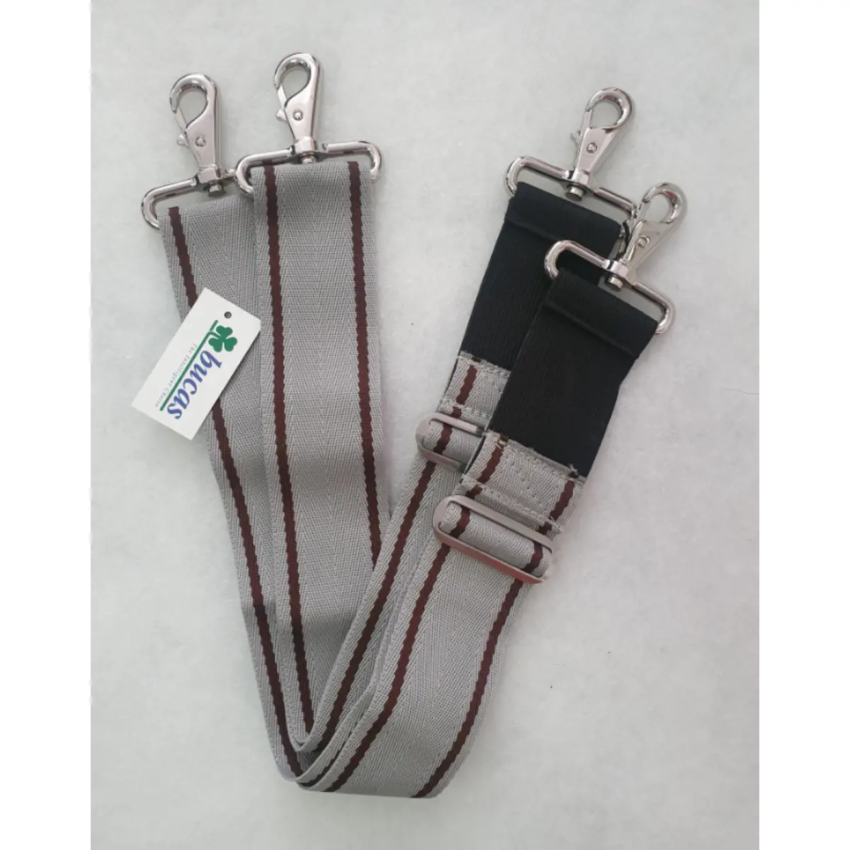 Bucas Internal Surcingle Set Zilver/Choco 1