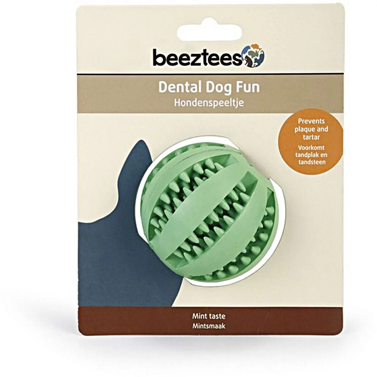 Beeztees Rubber Massage Bal Vtanden Mint 1