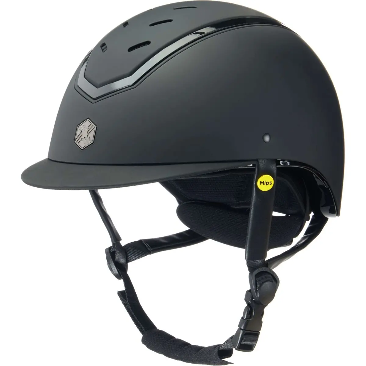 Charles Owen Cap Kylo Mips Black Matte/Black Gloss 1