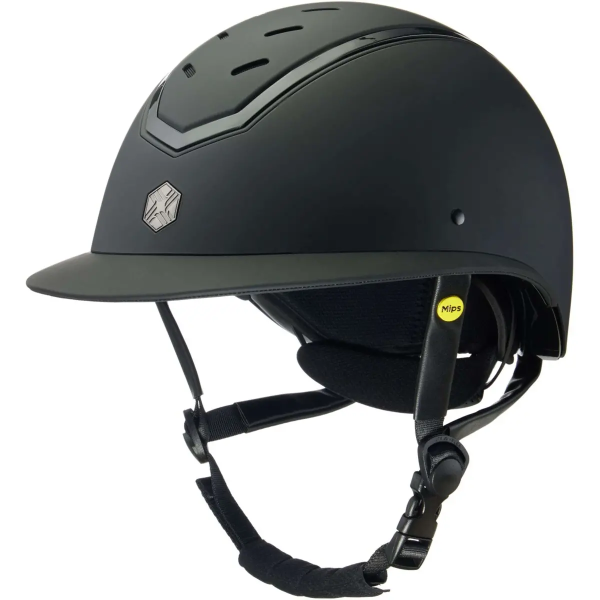 Charles Owen Cap Kylo Wide Peak Mips Black Matte/Black Gloss 1