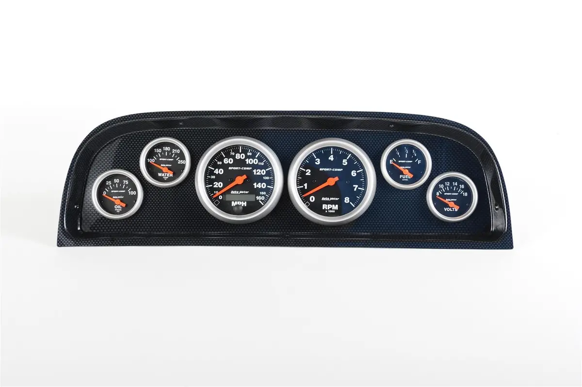 Thunder Road Custom Instrument Cluster With Autometer Gauges – 107601313 1