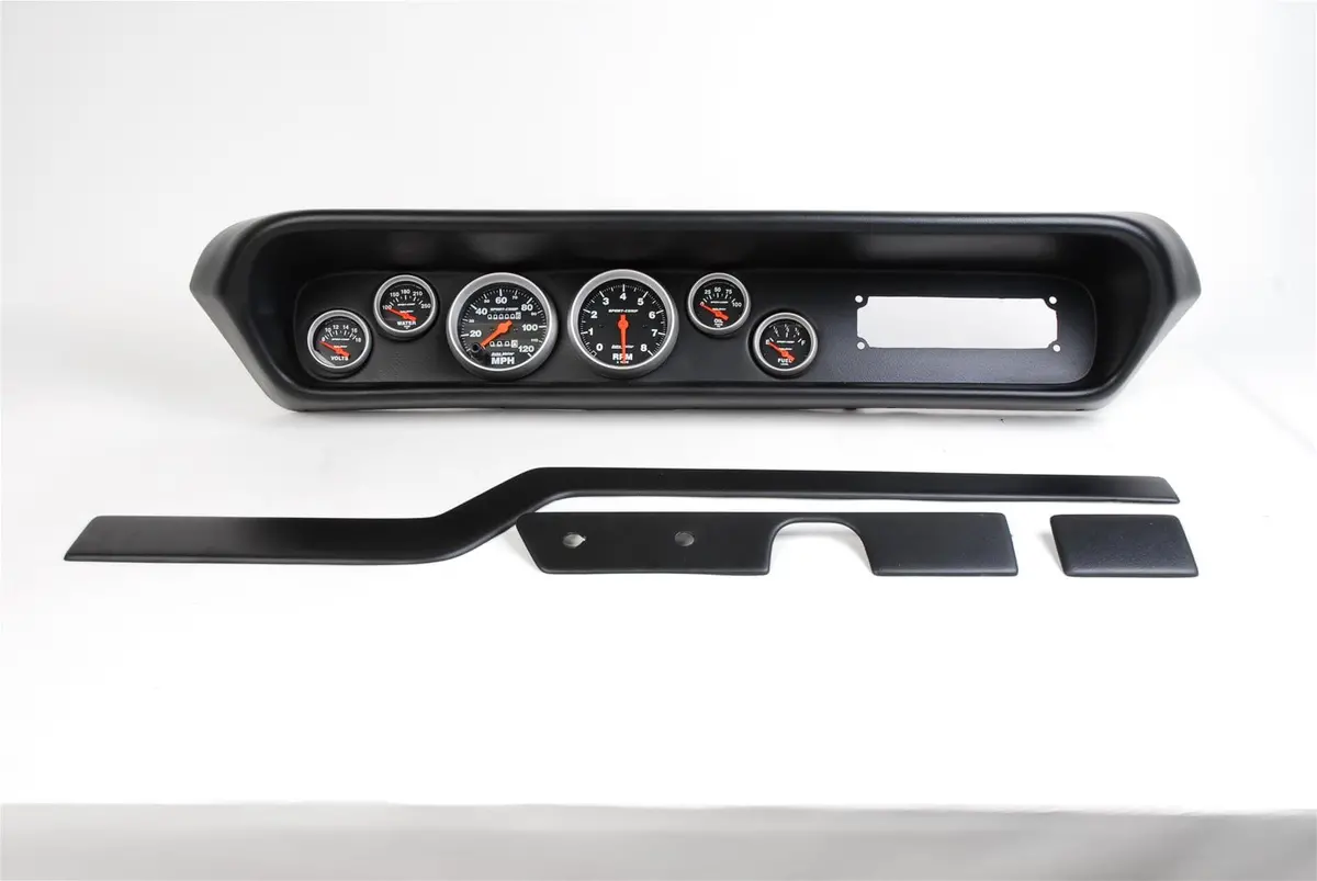 Thunder Road Instrument Panel Featuring Autometer Gauges – Custom Dash Assembly 1