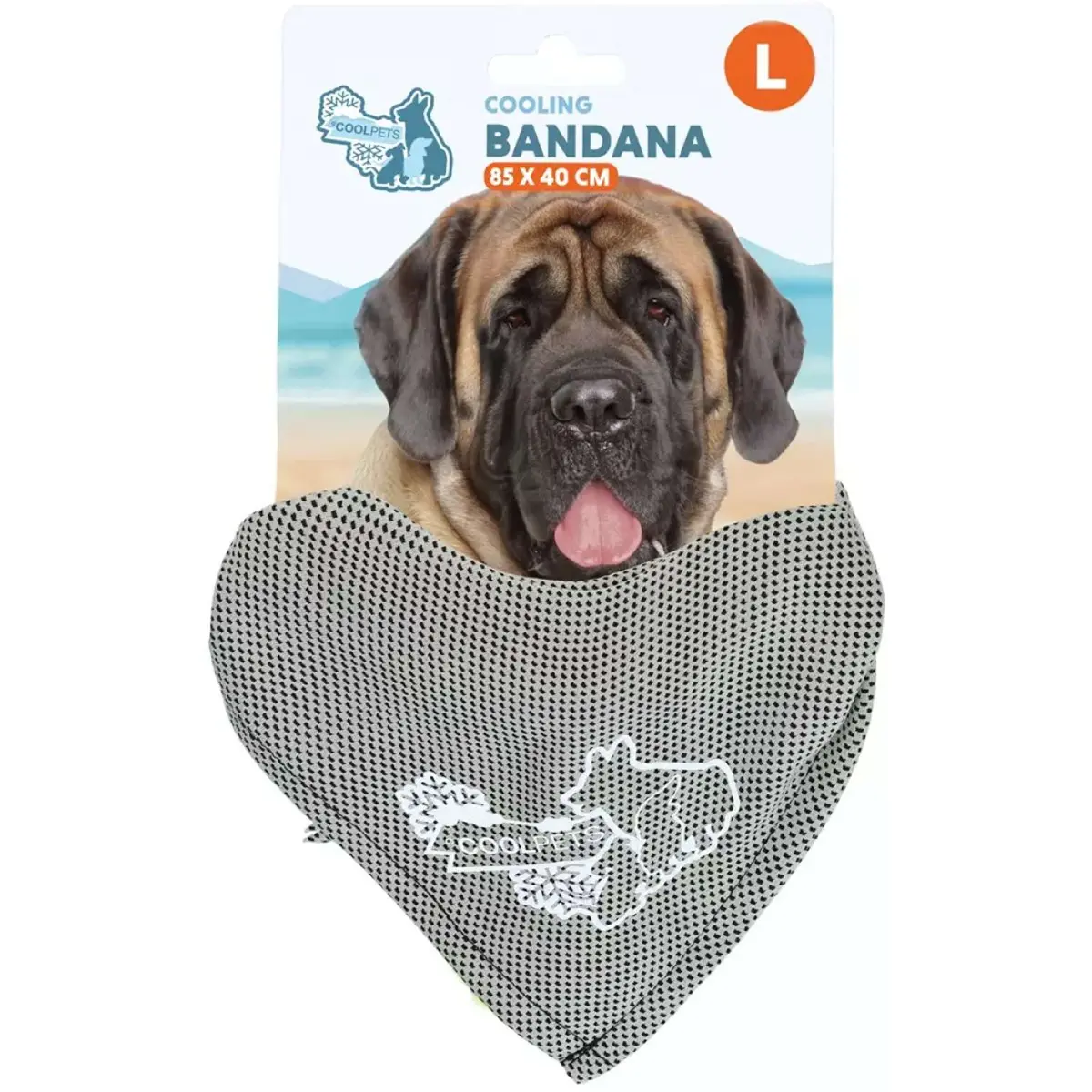Coolpets Bandana Cooling Beige 1