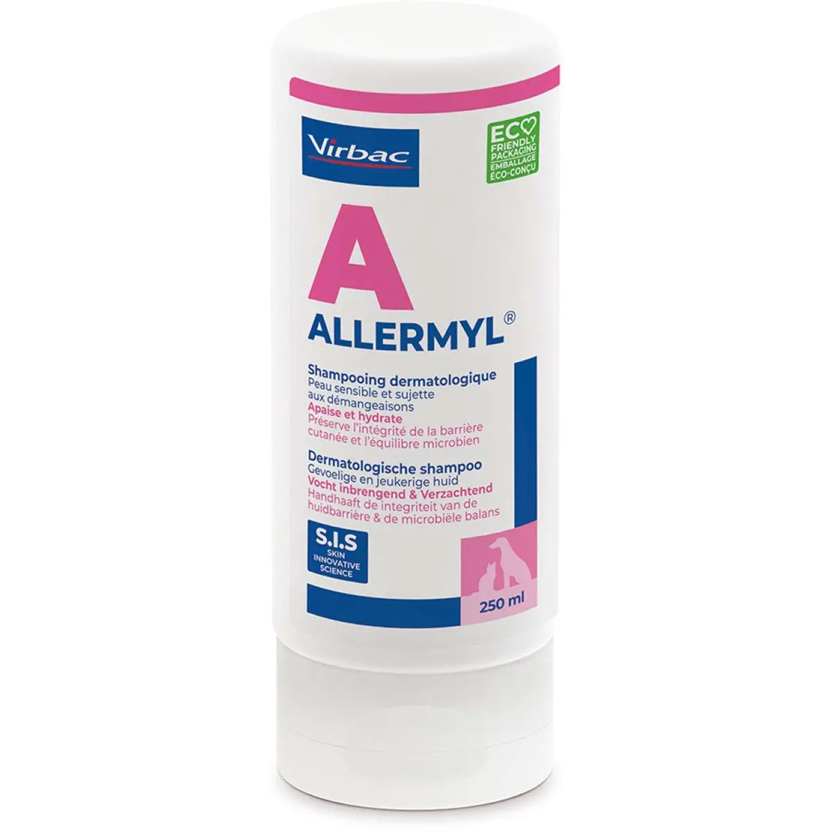 Virbac Allermyl Jeukstillende Shampoo Hond/Kat 1